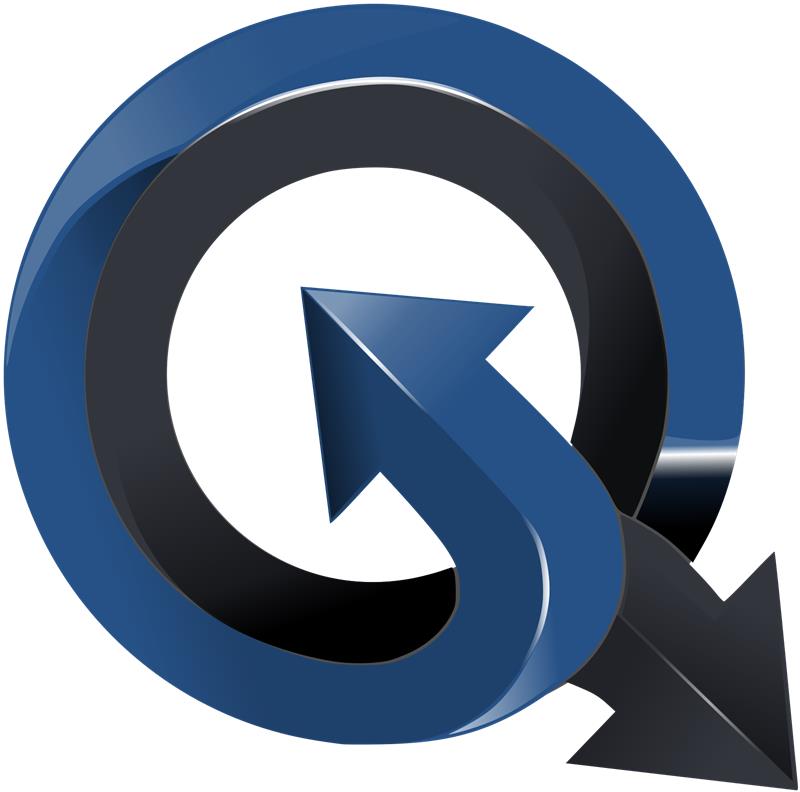 Q-flow logo Text